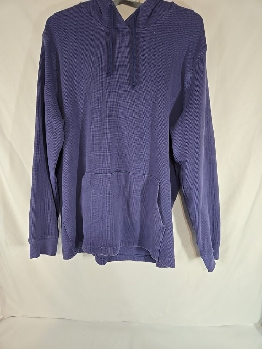 North Face Waffle Knit Sweatshirt Purple Size XL Men's